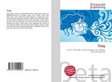 Capa do livro de Troy 