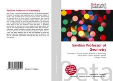 Portada del libro de Savilian Professor of Geometry