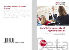 Couverture de Vorarlberg University of Applied Sciences