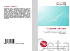Copertina di Trapdoor Function