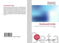 Capa do livro de Vorderwald Cattle 