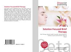 Buchcover von Solution Focused Brief Therapy