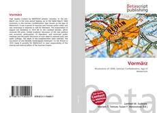 Portada del libro de Vormärz