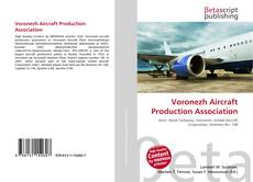 Voronezh Aircraft Production Association kitap kapağı