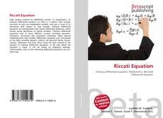 Portada del libro de Riccati Equation