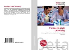 Voronezh State University kitap kapağı