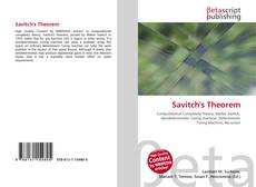 Portada del libro de Savitch's Theorem