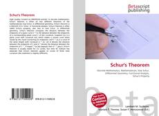 Capa do livro de Schur's Theorem 