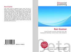 Capa do livro de Ron Grainer 