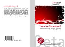 Valentine (Restaurant)的封面