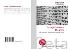 Capa do livro de Takagi Existence Theorem 