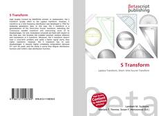 S Transform kitap kapağı