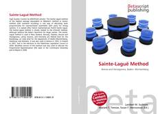 Couverture de Sainte-Laguë Method