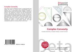 Buchcover von Complex Convexity
