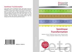 Capa do livro de Semilinear Transformation 