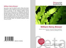 Capa do livro de William Henry Brewer 