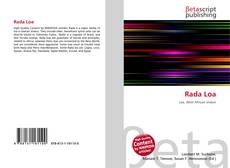 Buchcover von Rada Loa