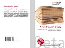 Copertina di Adam Heinrich Dresig