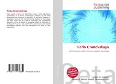 Rada Granovskaya的封面