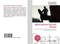 Copertina di Adam Heinrich Graf von Steinau