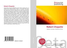 Bookcover of Robert Chapatte