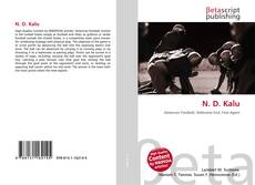 Couverture de N. D. Kalu