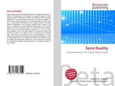 Bookcover of Serre Duality