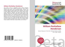 William Penhallow Henderson kitap kapağı