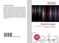 Portada del libro de Valentine Leeper