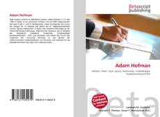 Portada del libro de Adam Hofman