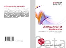 Buchcover von UCR Department of Mathematics