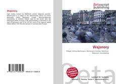 Portada del libro de Wajsnory