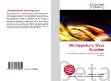 Capa do livro de Ultrahyperbolic Wave Equation 