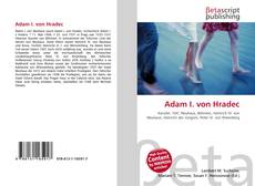 Capa do livro de Adam I. von Hradec 
