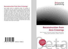 Portada del libro de Reconstruction from Zero Crossings