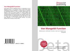 Portada del libro de Von Mangoldt Function