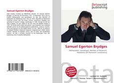 Capa do livro de Samuel Egerton Brydges 