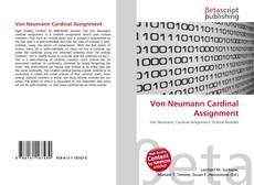 Copertina di Von Neumann Cardinal Assignment