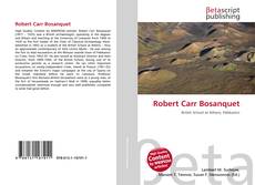 Couverture de Robert Carr Bosanquet