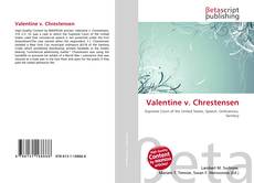 Couverture de Valentine v. Chrestensen