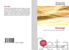 Portada del libro de Racrange