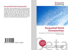 Bookcover of Racquetball World Championships