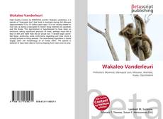 Couverture de Wakaleo Vanderleuri