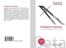 Capa do livro de Orthogonal Trajectory 