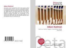 Buchcover von Adam Kadmon