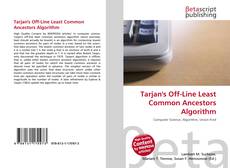 Tarjan's Off-Line Least Common Ancestors Algorithm kitap kapağı