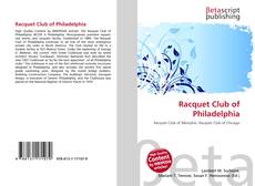 Capa do livro de Racquet Club of Philadelphia 