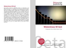 Couverture de Weierstrass M-test