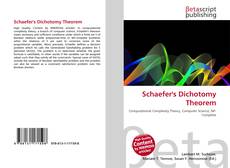 Couverture de Schaefer's Dichotomy Theorem
