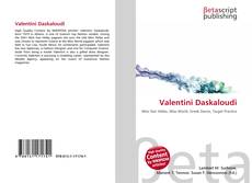 Capa do livro de Valentini Daskaloudi 
